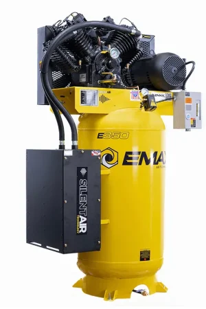 Best Price Emax ES07V080V1 Industrial 7.5hp 2 Stage 1 Phase 80 Gallon Vertical Silent Air System