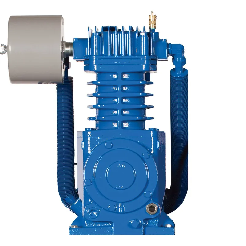 QT1 Basic with Retrofit Kit (Option) - Replaces Quincy QT 5 and QT 7.5 (Pictured) Two Stage Air Compressor Pump with Head Unloaders(Verify Kit with Factory) Special Offer