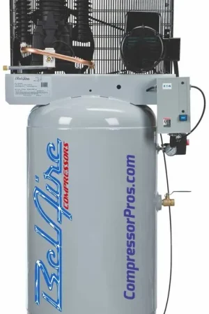 BelAire 318VLE 7.5 HP 230 Volt Single Phase Two Stage 80 Gallon Full Featured Air Compressor Reduced Price