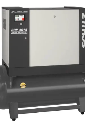 Seasonal Sale Schulz SRP 4015 Flex 15 HP 208-230 Volt Three Phase Variable Speed Rotary Screw Air Compressor