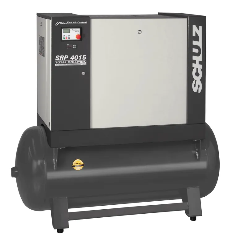 Seasonal Sale Schulz SRP 4015 Flex 15 HP 208-230 Volt Three Phase Variable Speed Rotary Screw Air Compressor