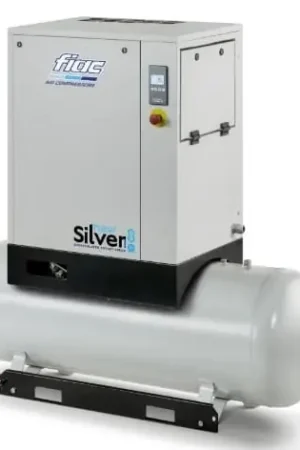 Buy Online fiac NS 10/270 Silver Series 10 HP 208/240 Volt 3 Phase Tank Mount Rotary Screw Air Compressor