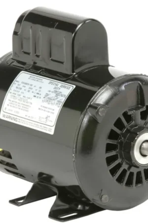 US-Nidec CB25 7.5 HP 230 Volt Single Phase, 3490 RPM 184T Frame ODP Motor Fresh Stock