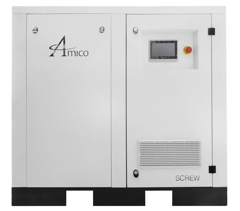 AMICO IE-RSL-40-463-FS 40 HP 3 Ph Base Mount Rotary Screw Air Compressor Must Have