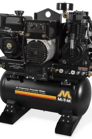 Mi-T-M AGW-SM14-30M 14 HP Mi-T-M Engine Driven Air Compressor, Generator and Welder Combination 30 Gallon Tank Mount Holiday Sale