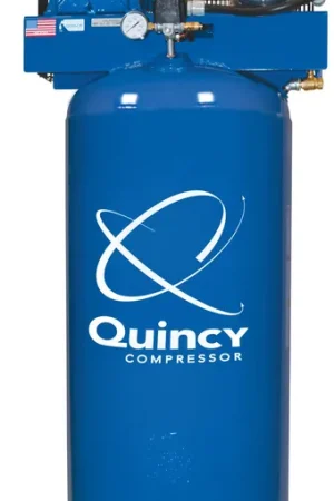 Certified Quincy QT-54 2V41C60VC 5 HP, 230 Volt Single Phase, Two Stage, 60 Gallon Air Compressor