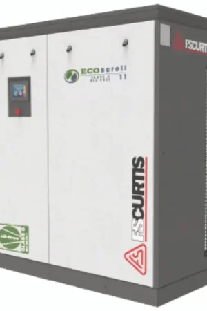 Super Sale FS Curtis FES11CXX4QXXX 15 HP 460 Volt Three Phase Oil Free Scroll Air Compressor