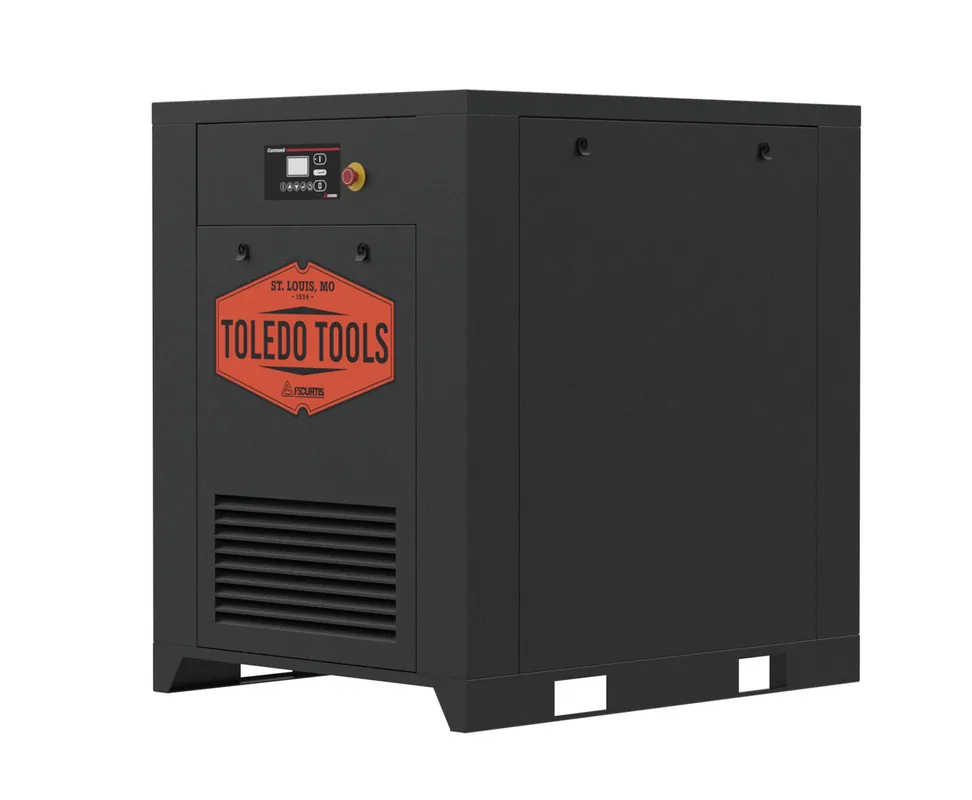 Toledo Tools TT30 30 HP 460 Volt Three Phase Base Mount Rotary Screw Air Compressor Don't Miss Out