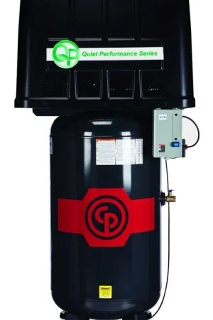 Price Drop Chicago Pneumatic RCP-583VQP 5 HP 230 Volt Three Phase 80 Gallon Quiet Power Air Compressor