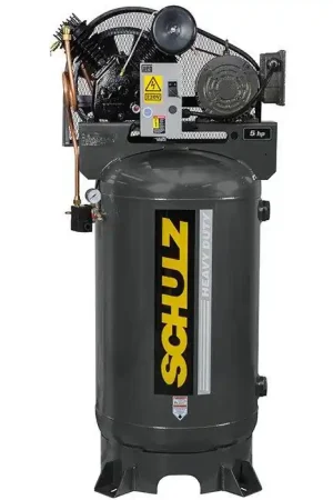 Schulz 580VV20X-1 5 HP 230 Volt Single Phase Two Stage 80 Gallon Air Compressor Authentic