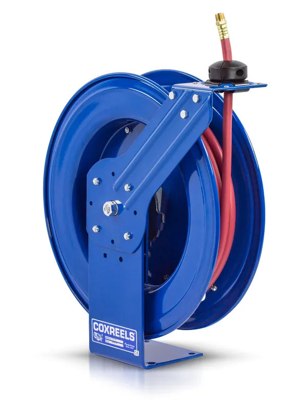 Best Seller Coxreels SH-N-435 Spring Rewind Hose Reel with Super Hub with 35 Feet of 1/2" ID Hose