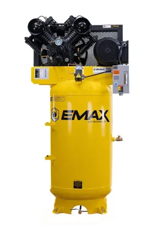 Authentic EMAX EI10V080V1 10 HP Single Phase 80 Gallon Industrial Air Compressor