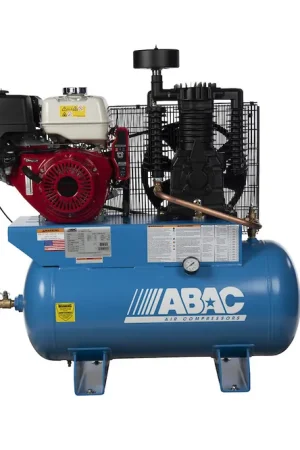 ABAC AB13-30GH 13 HP Honda Two Stage Gasoline Driven 30 Gallon Air Compressor Save Now