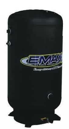 Budget TANK120V02 EMAX 120 Gallon Vertical Air Receiver with Auto Drain