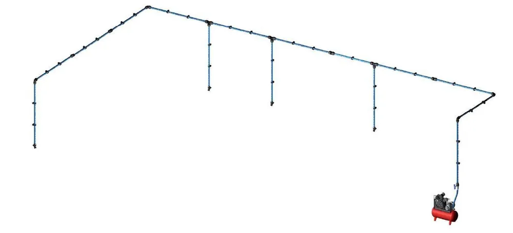 Affordable QLKIT2 98 Foot 3/4" Aluminum Piping System