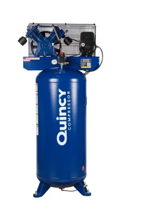 Luxury Quincy 151C60VC 5 HP, 230 Volt Single Phase, Single Stage, 60 Gallon Air Compressor
