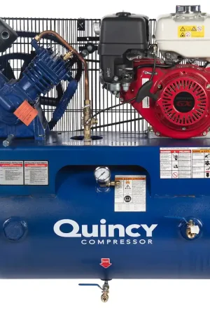 Quincy G5409H30 9 HP Honda Gas Drive 2 Stage Service Truck Air Compressor Express Delivery