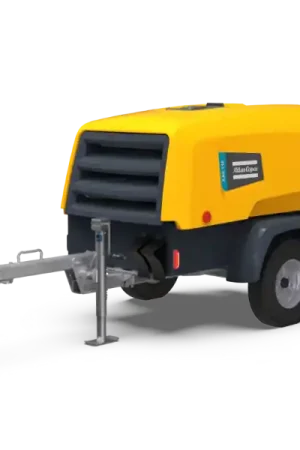 Trending Atlas Copco XAS 110 KD8 25 HP Tow Behind Rotary Screw Air Compressor