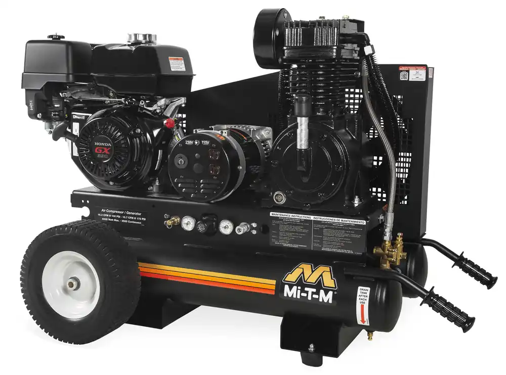 Flash Sale Mi-T-M AG2-PH13-08M1 13 HP Honda Air Compressor/Generator Combo