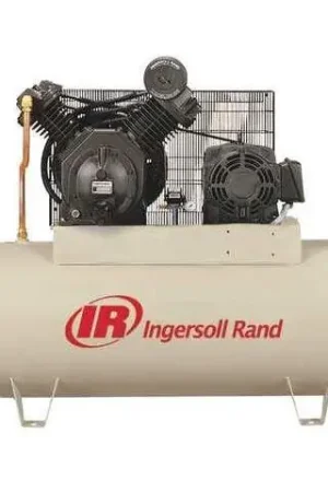 Certified Ingersoll Rand 7100E15-VP 15 HP 120 Gallon Horizontal Air Compressor Value Plus (460 Volt)