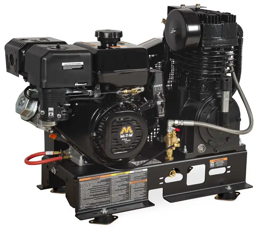 Mi-T-M ABS-14M-B 14 HP Mi-T-M Engine Driven Air Compressor Base Mount Cheap