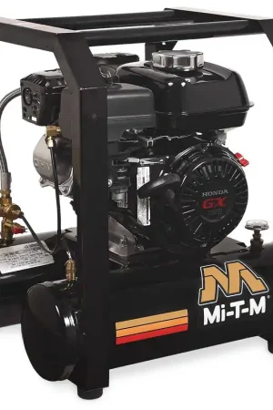 Exclusive Offer Mi-T-M AM1-HH04-05M 4 HP Honda Gasoline Driven Single Stage Hand Carry Air Compressor
