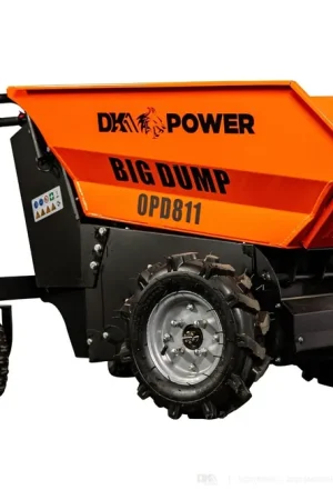 DK2 by Marlon OPD811 1100-lb 48V Electric Hydraulic Dump Cart | All-Terrain Wheelbarrow with Sealed Steel Bucket Reduced Price