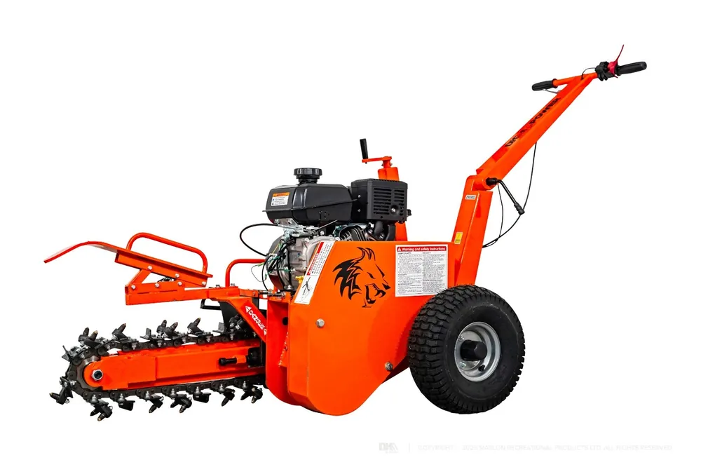 Special Offer DK2 by Marlon OPT118 18-Inch Trencher | 7HP Kohler Engine with 5-Position Depth Adjustment & Carbide Cutters