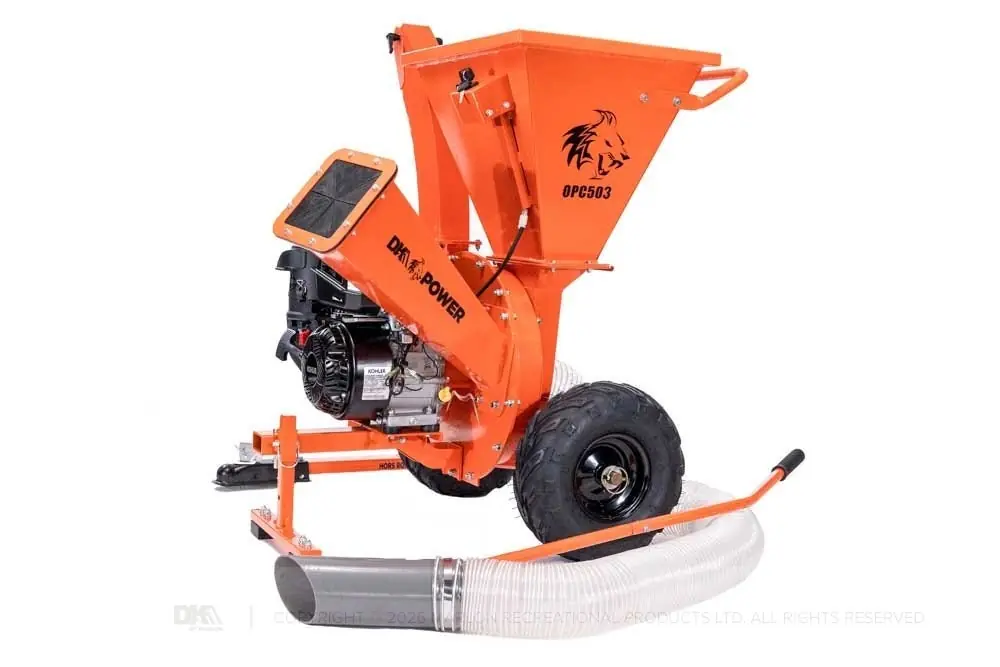 Price Cut DK2 by Marlon OPC503V 3-Inch Chipper Shredder Vacuum | 7HP Kohler CH270 Engine | Towable ATV Wood Chipper